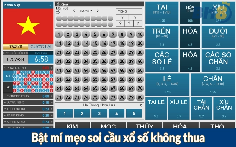Bật mí mẹo soi cầu xổ số không thua