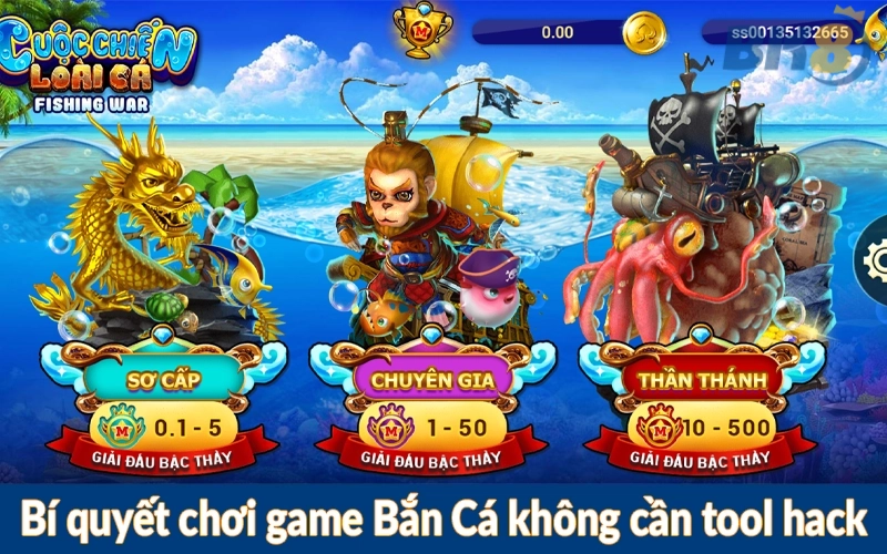Bí quyết chơi game Bắn Cá không cần tool hack