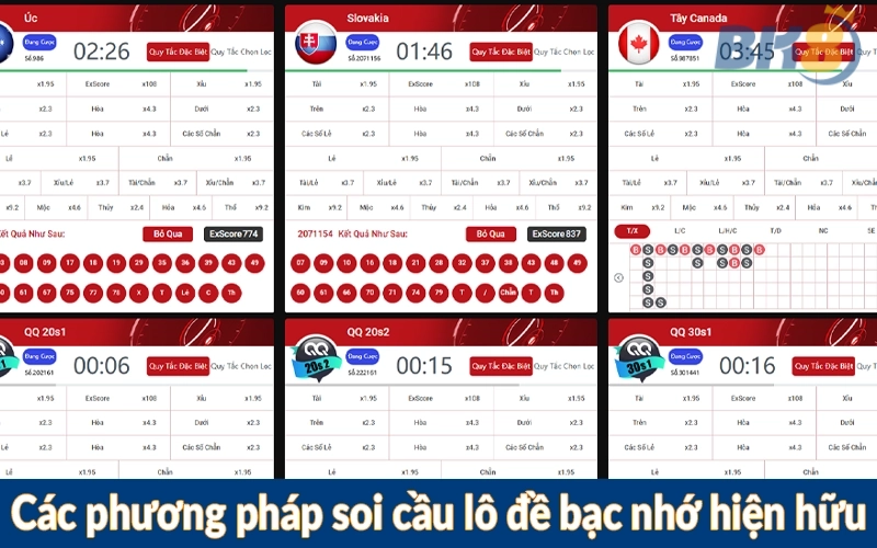 Các phương pháp soi cầu lô đề bạc nhớ hiện hữu