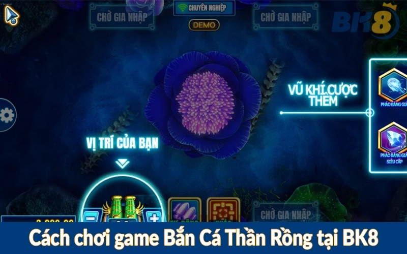 Cách chơi game Bắn Cá Thần Rồng tại BK8