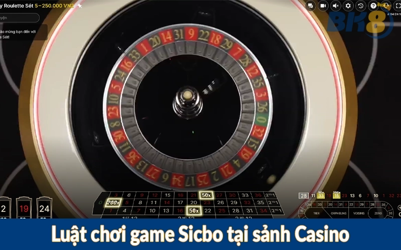 Luật chơi game Sicbo tại sảnh Casino