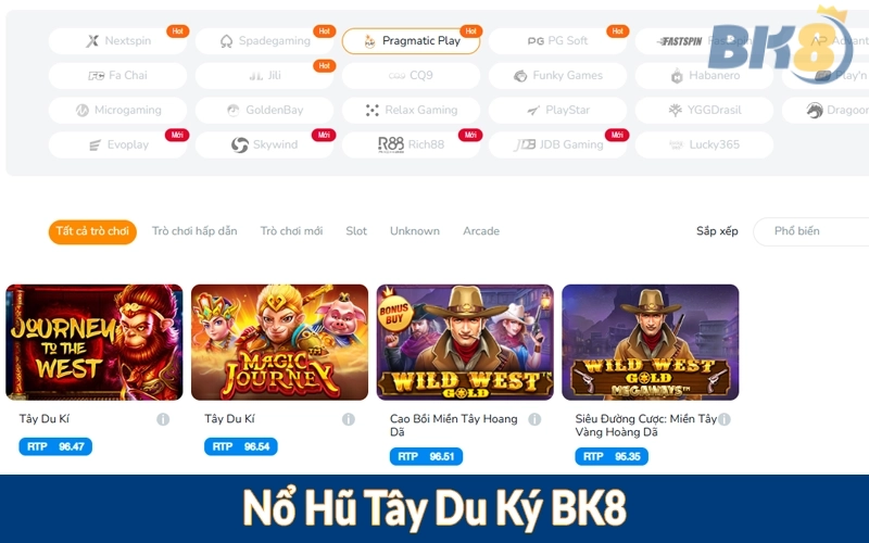 Nổ Hũ Tây Du Ký BK8