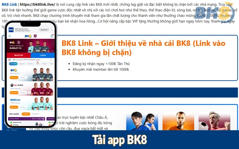 Tải app BK8