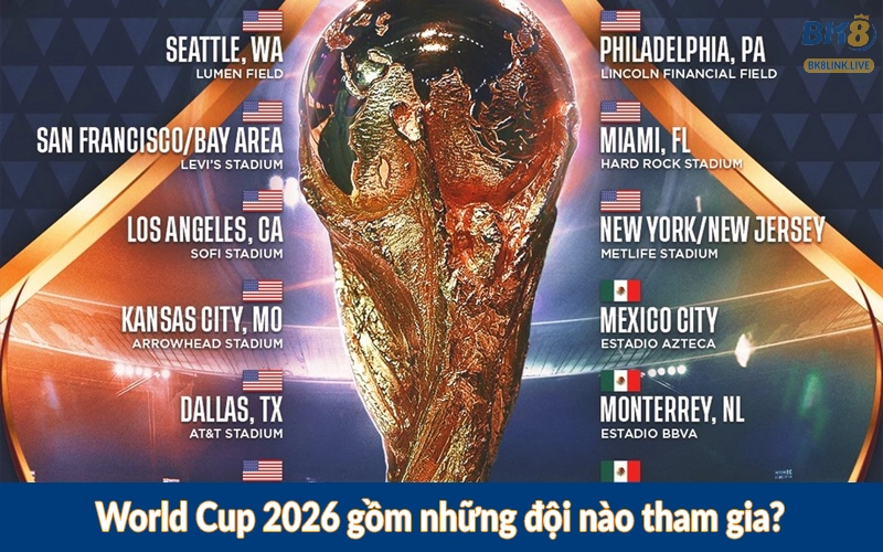 World Cup 2026 gồm những đội nào tham gia